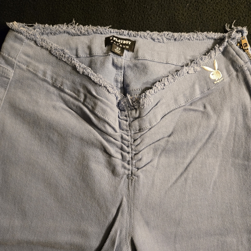 Playboy By PacSun Purple Low Rise Bootcut Jeans - Picture 5 of 5